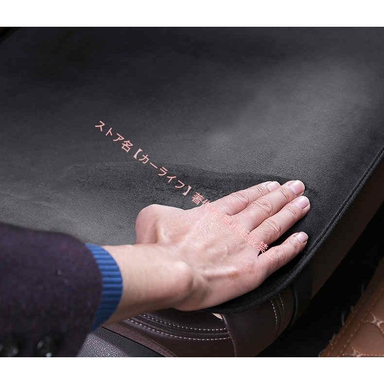 三菱（MITSUBISHI） 座布団 車用シートカバーセット 前座席用 座布団 2