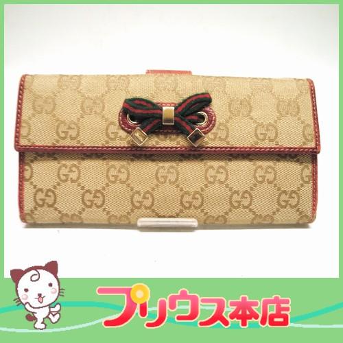 GUCCI GUCCI グッチ プリンシー Wホック長財布 167464 GGキャンバス 