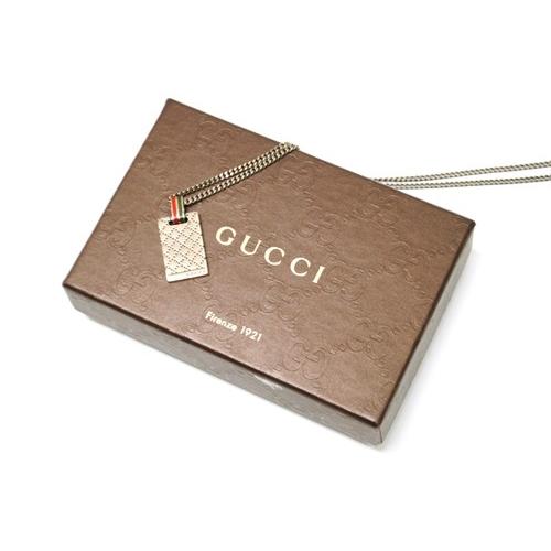 GUCCI　グッチ　ディアマンテ　シェリーライン　プレートネックレス　ペンダント　アクセサリー　メンズ　レディース　6941｜purishonten｜07