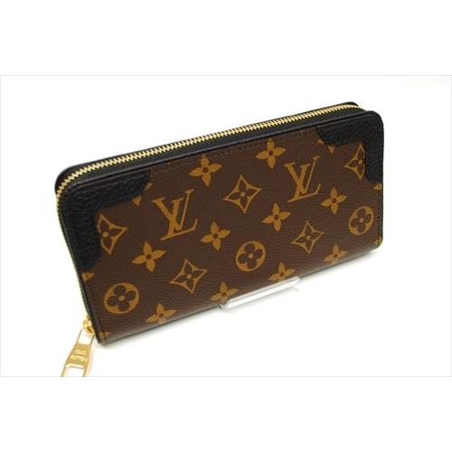 LOUIS VUITTON　ルイヴィトン　モノグラム　ジッピーウォレット　レティーロ　　ブラウン　ノワール　M61855　長財布　美品　　7422｜purishonten｜02