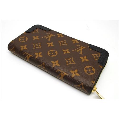 LOUIS VUITTON　ルイヴィトン　モノグラム　ジッピーウォレット　レティーロ　　ブラウン　ノワール　M61855　長財布　美品　　7422｜purishonten｜03