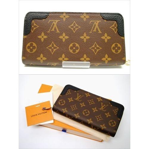 LOUIS VUITTON　ルイヴィトン　モノグラム　ジッピーウォレット　レティーロ　　ブラウン　ノワール　M61855　長財布　美品　　7422｜purishonten｜10