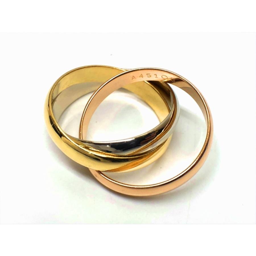 Cartier　ゴールド　 3連リング Cartier（カルティエ） トリニティ 3連リング 18金 18K 750 ゴールド