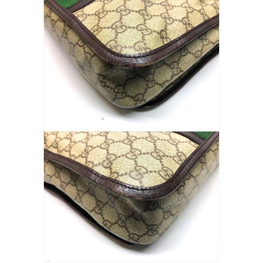 美品 GUCCI メッセンジャーバッグ シェリーライン GG キャンバス 美品 GUCCI メッセンジャーバッグ シェリーライン GG キャンバス