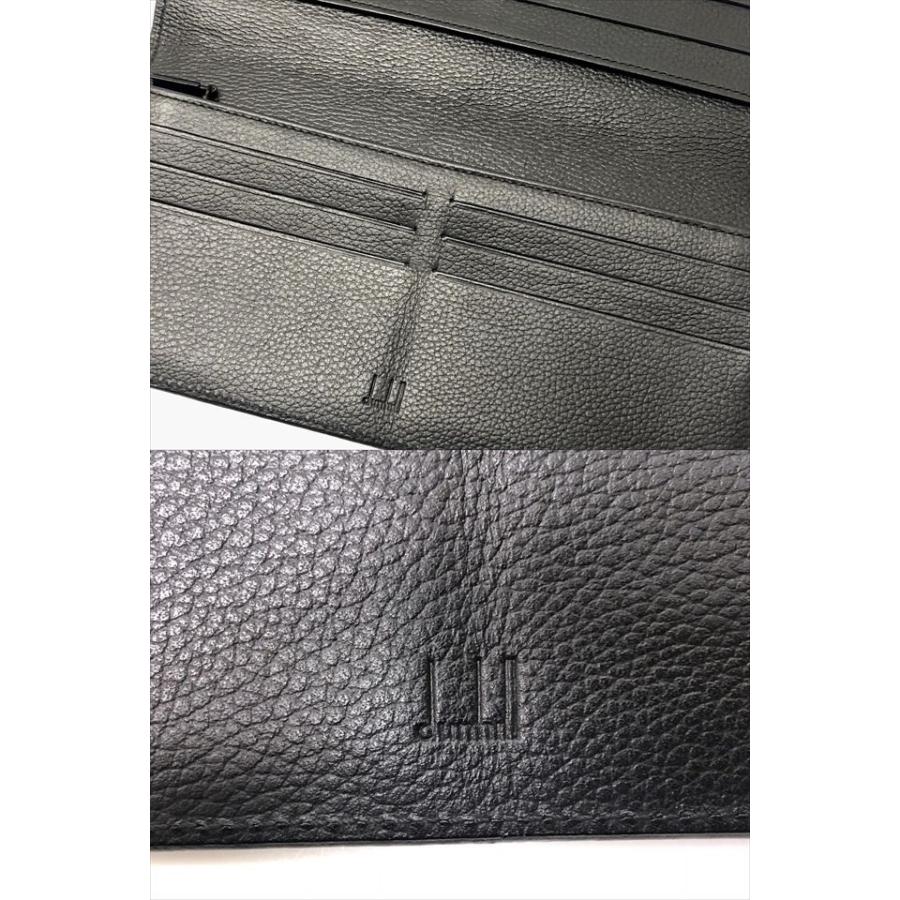dunhill（ダンヒル） ディーエイト PVC レザー 型押し 二つ折り 長財布