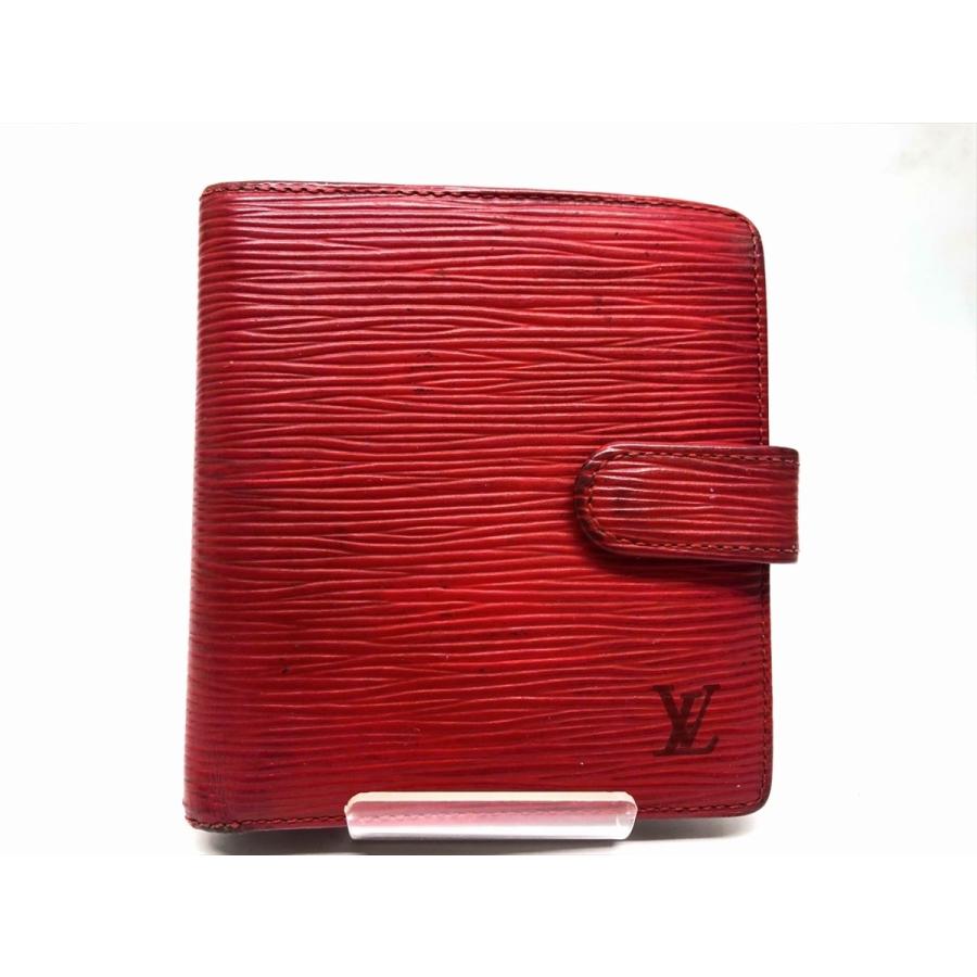 LOUIS VUITTON エピ ポルト ビエ コンパクト 二つ折り財布 ルイ ヴィトン 二つ折り 財布 ミニ財布 レディース メンズ