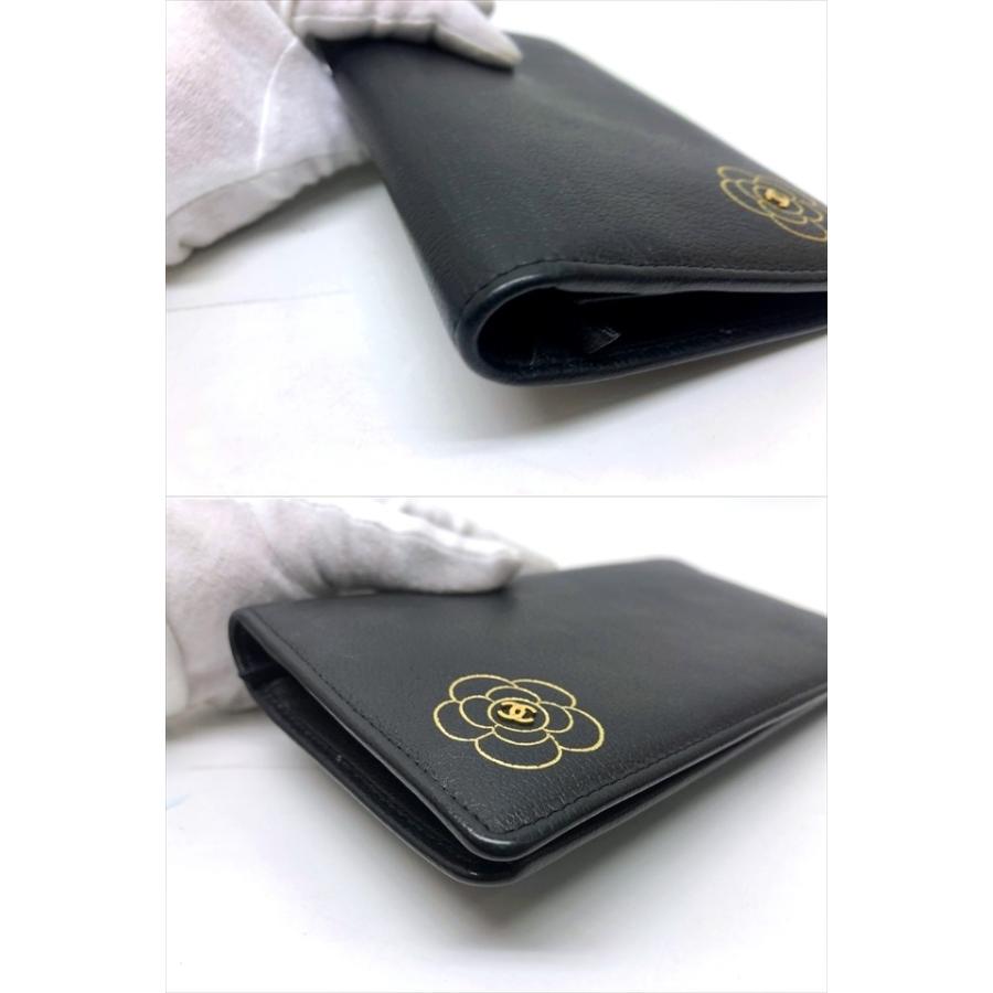 CHANEL シャネル カメリア ココマーク 二つ折り 長財布 CHANEL シャネル カメリア ココマーク 二つ折り 長財布