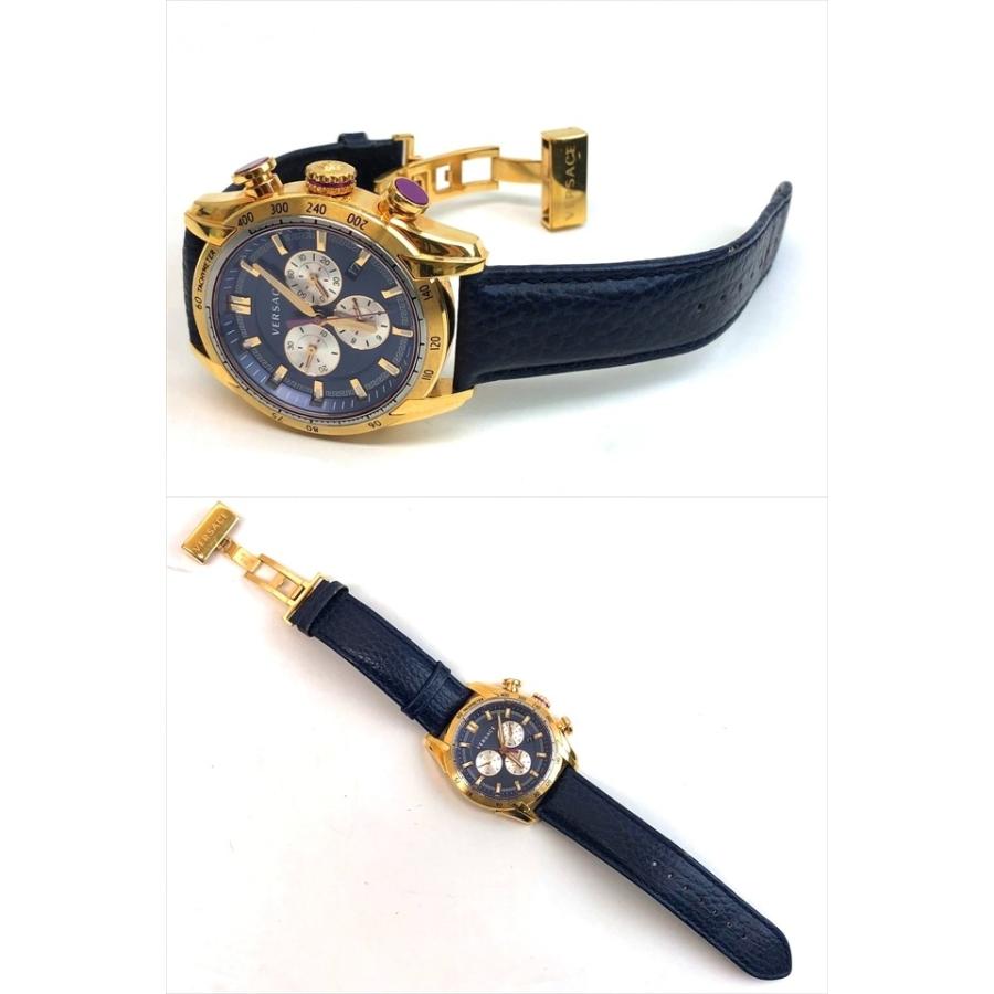 ヴェルサーチ　VERSACE V-RAY クロノグラフ　メンズ腕時計　美品✨ 楽天市場】VERSACE ヴェルサーチ ベルサーチ メンズ 腕時計 V