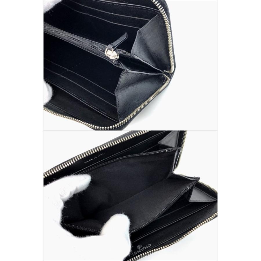 CHANEL シャネル セブルガ ラウンドファスナーウォレット 長財布 ココ 