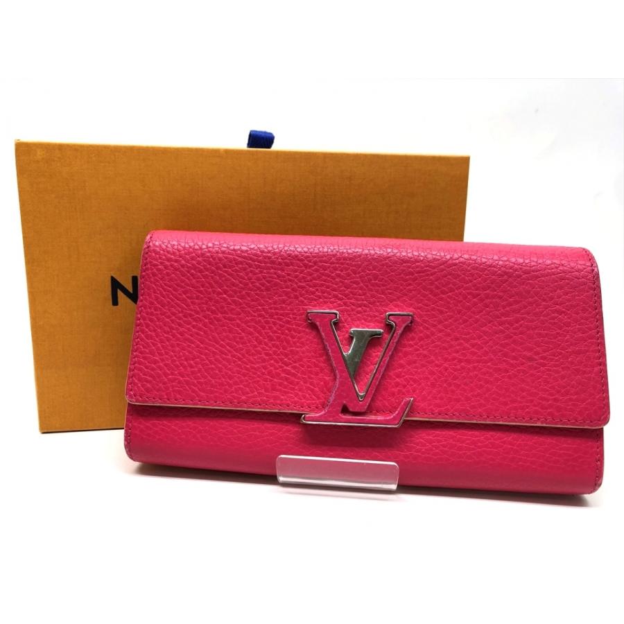 ⭐ルイヴィトン⭐大特価 美品 ポルトフォイユ カプシーヌ 長財布 ピンク 楽天市場】LOUIS VUITTON ルイヴィトン ポルトフォイユ