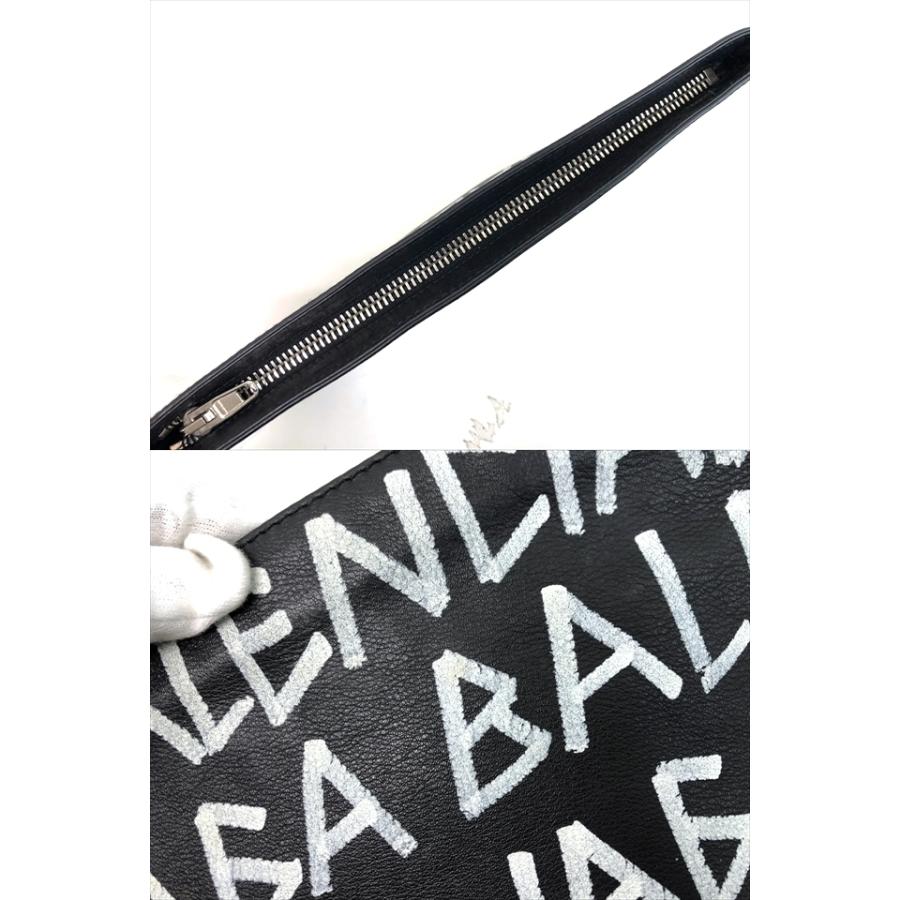 Balenciaga バレンシアガ グラフィティ キャリークリップM レザー