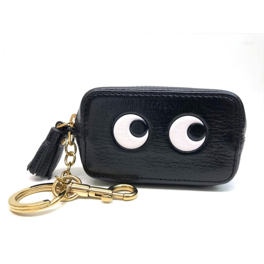 ANYA HINDMARCH アニヤハインドマーチ アイズ EYES コインケース バッグチャーム レザー ブラック キーリング ファッション小物  美品 8870 : 1-240001012393 : プリウス本店 - 通販 - Yahoo!ショッピング