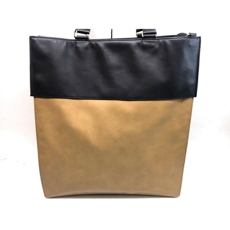 Dior Homme ディオールオム 大型 トートバッグ 2way ショルダーバッグ バイカラーレザー ビジネス メンズ 1 プリウス本店 通販 Yahoo ショッピング