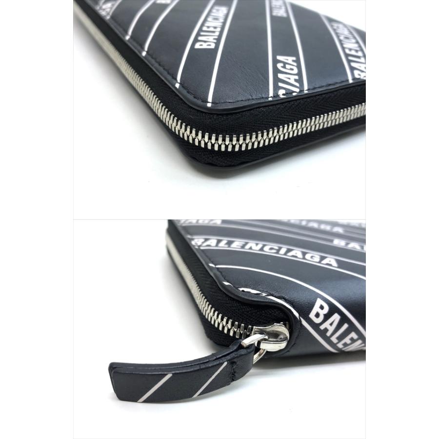 美品 BALENCIAGA エブリデイ 長財布 ラウンドジップ ロゴ 583 付属品付き✨良品✨バレンシアガ エブリデイ ラウンドファスナー 長