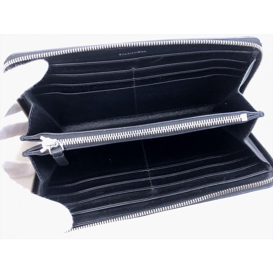 美品 BALENCIAGA エブリデイ 長財布 ラウンドジップ ロゴ 583 BALENCIAGA（バレンシアガ） エブリデイ EVERYDAY ラウンドファスナー