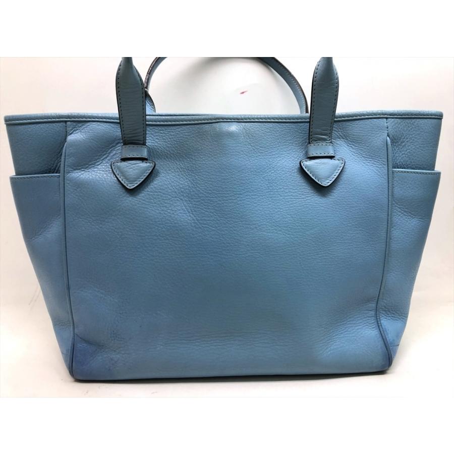 LOEWE ロエベ ヘリテージ トートバッグ レザー ライトブルー 青 LOEWE ロエベ ヘリテージ トートバッグ レザー ライトブルー 青