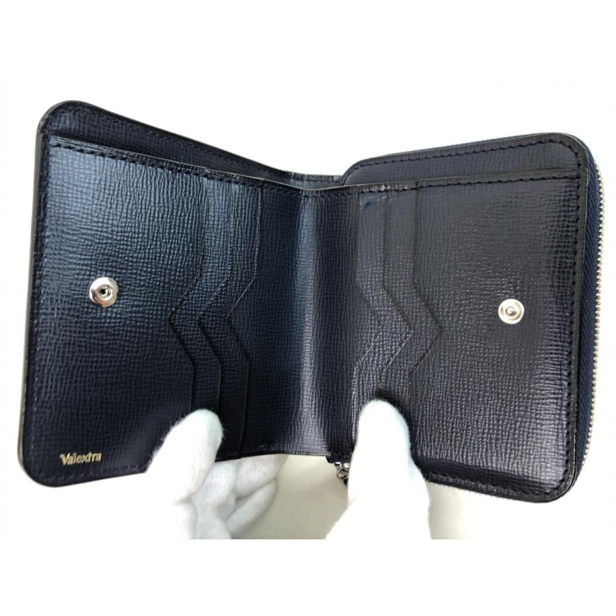 Valextra（ヴァレクストラ） ラウンドジップウォレット 二つ折り 財布