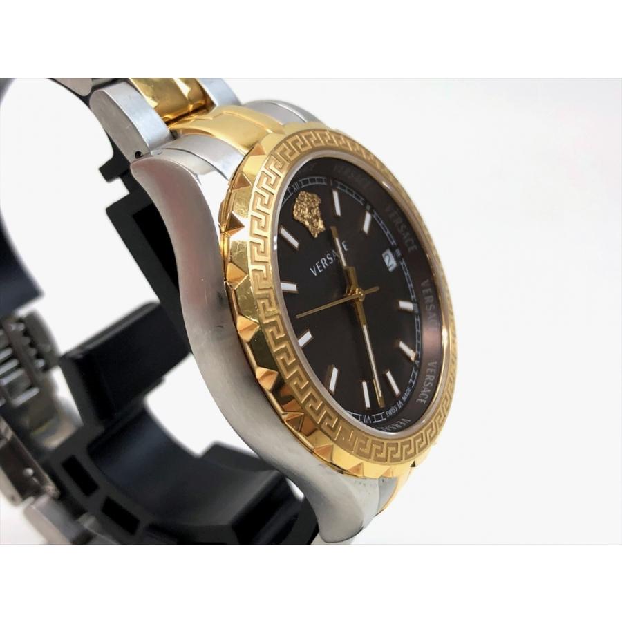 Versace ヴェルサーチ V12 ヘレ二ウム クォーツ メデューサ 腕時計 