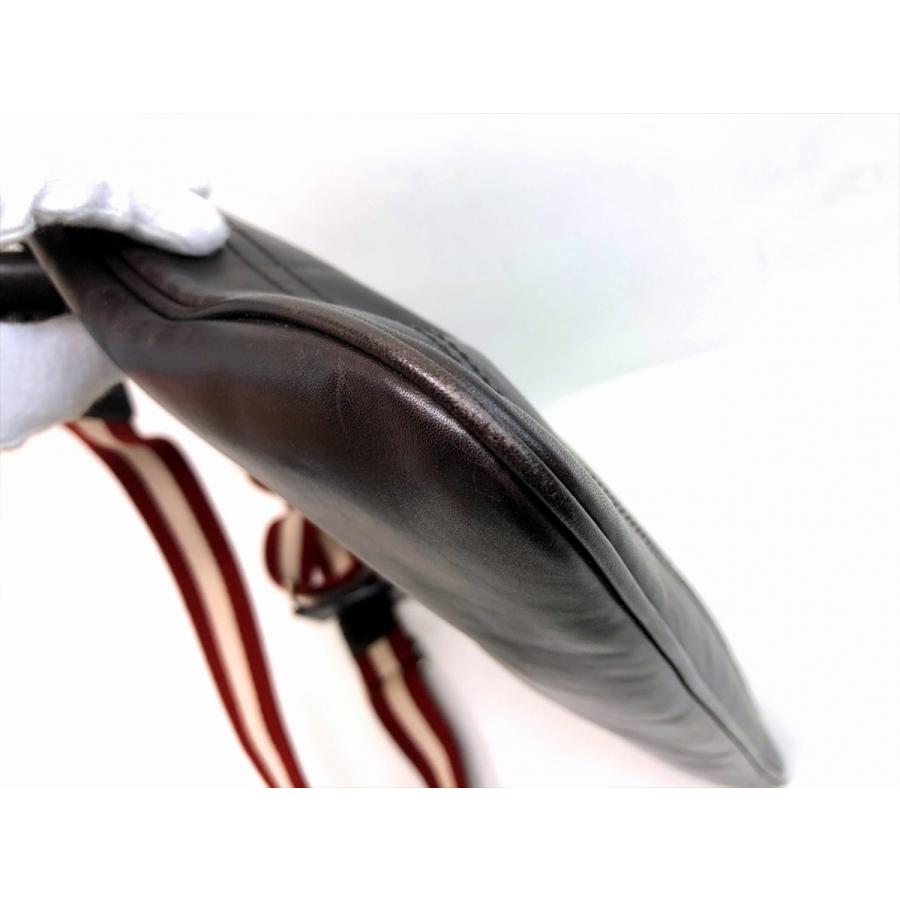 P455美品 BALLY バリー バリーストライプ トートバッグ レザー メンズ