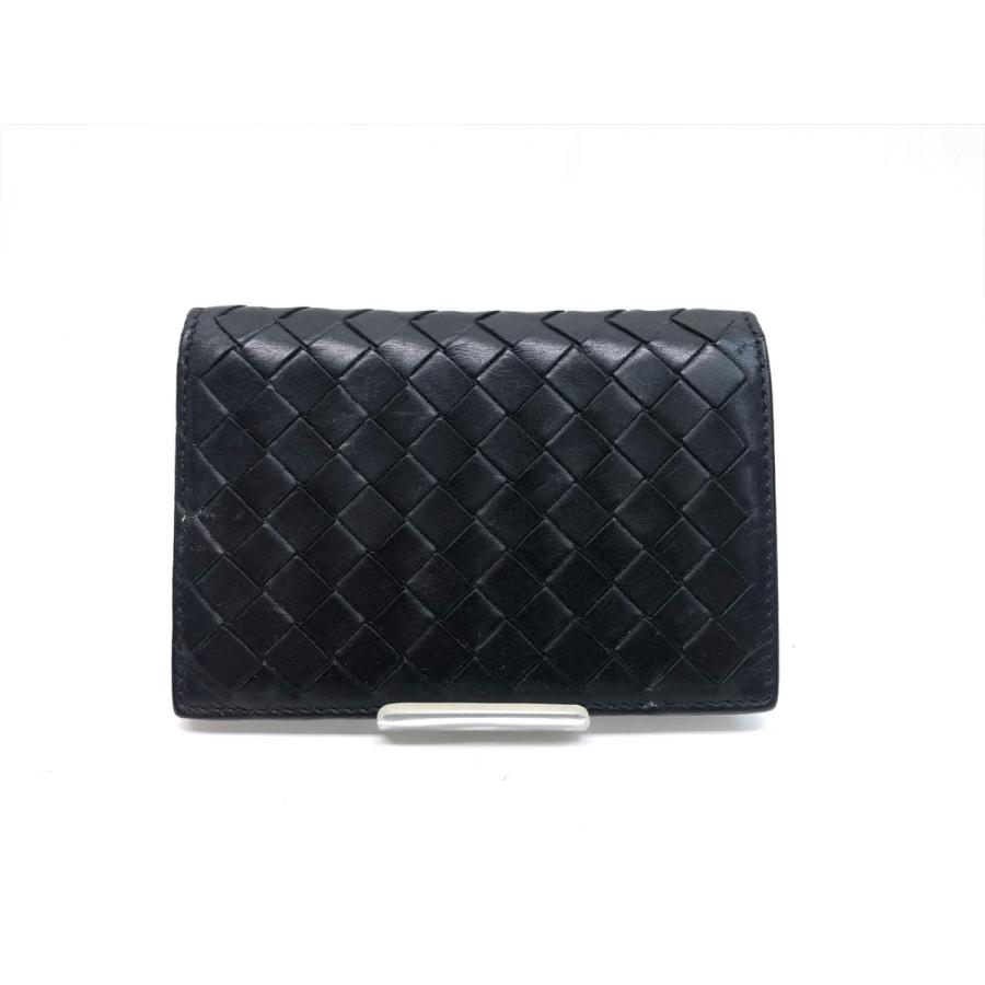 Bottega Veneta ボッテガヴェネタ イントレチャート カードケース パスケース 定期入れ レザー 黒 1701 9361 1 プリウス本店 通販 Yahoo ショッピング
