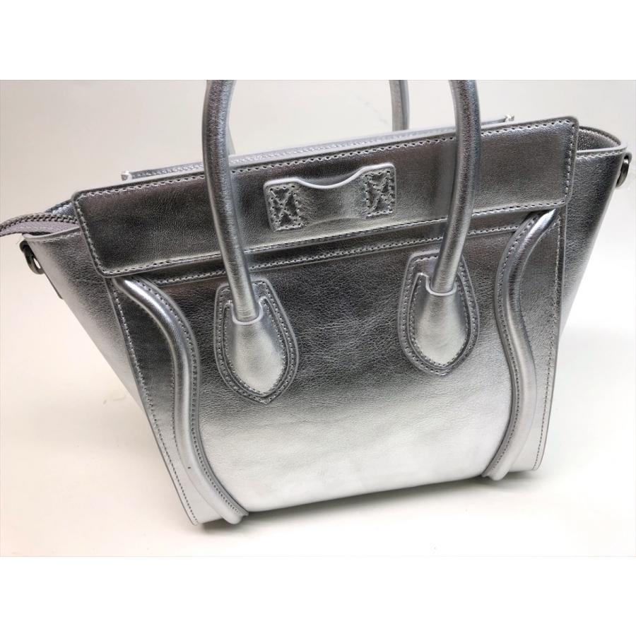 CELINE 値下げ セリーヌ ラゲージ ナノショッパー 2WAY ハンドバッグ 