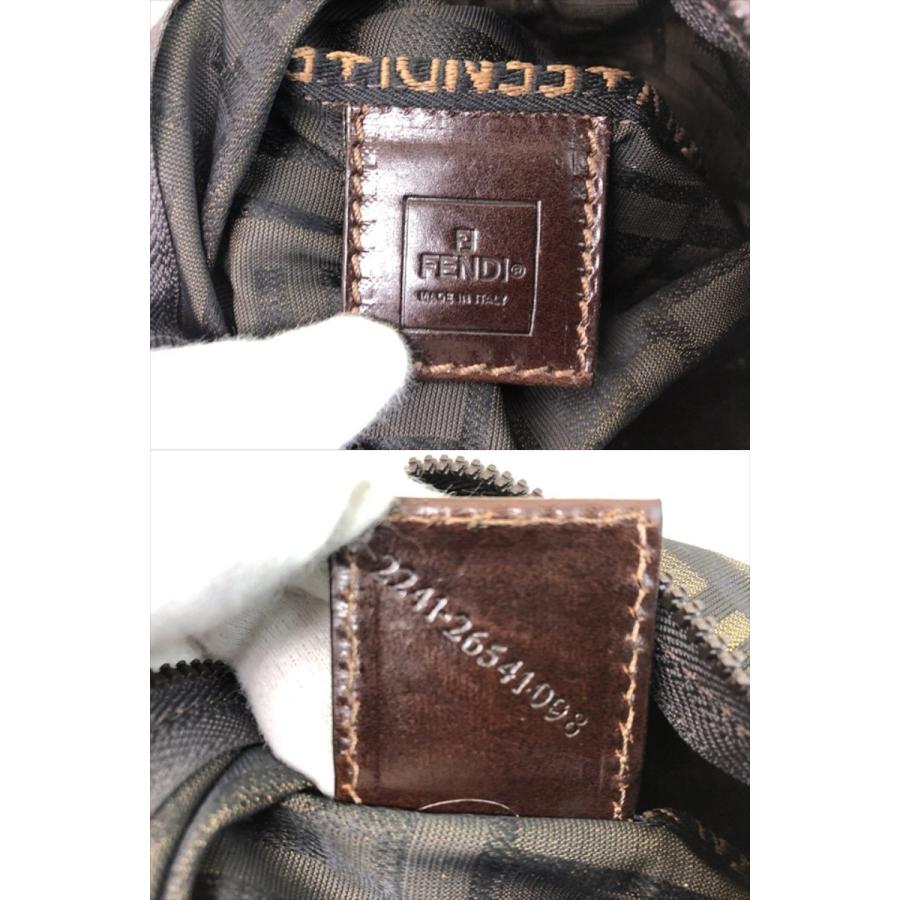 FENDI フェンディ ズッカ キャンバス ミニ ハンドバッグ ポーチ