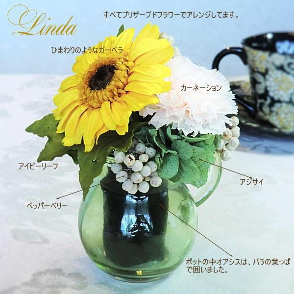 プリザーブドフラワー 枯れない 花 お花 ガーベラ プレゼント 誕生日 アレンジメント 贈る リンダ Malon 38 Malon Rose 通販 Yahoo ショッピング