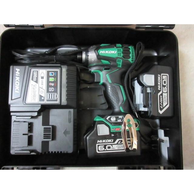 HiKOKI(日立）18Vコードレスインパクトドライバ WH18DDL2 2LYPK 18V×6 