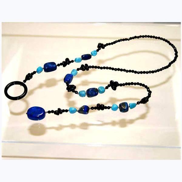 【〜6/6まで出品】 ネックレス レディース 40代 50代 トルコ石 ラピスラズリ 12月誕生石 パワーストーン プレゼント 天然石 【VQL5480605324】(19734円)