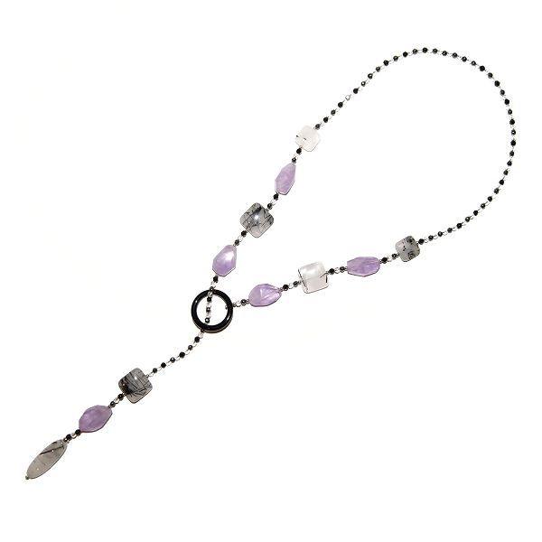 ネックレス レディース 40代 50代 アメシスト 2月誕生石 パワーストーン プレゼント 天然石