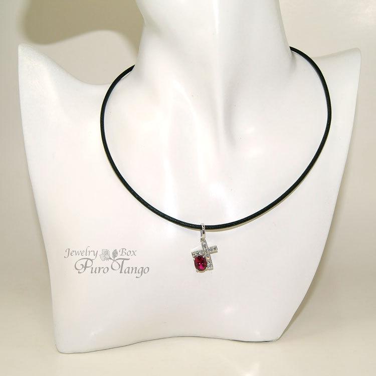 ペンダント トップ ルビー 7月誕生石 パワーストーン プレゼント