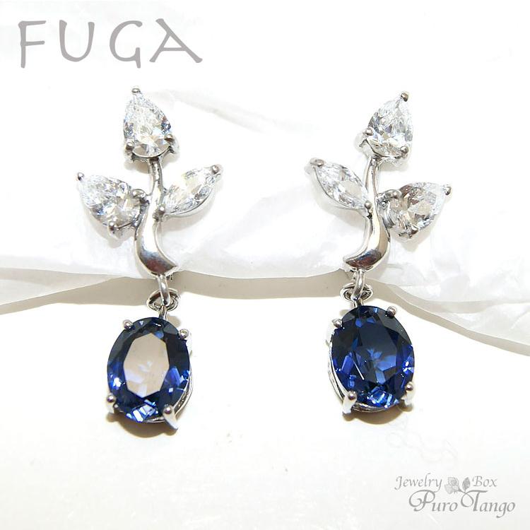 イヤリング 痛くない 40代 50代 サファイア 9月誕生石 プレゼント