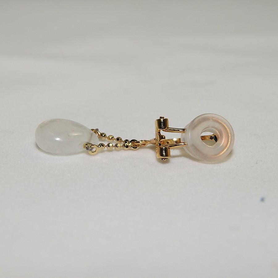 イヤリング 痛くない 40代 50代 ブルームーンストーン 6月誕生石