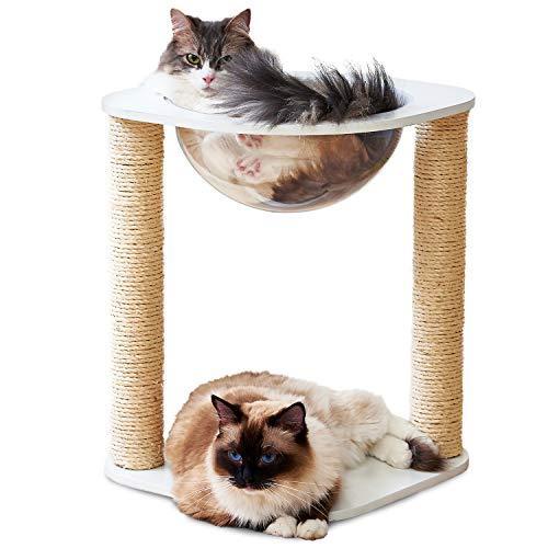 売り切れ必至 キャット クリア カプセル スクラッチ クリア インテリア 透明 アクリル製ベッド 肉球 爪とぎ おしゃれ ボウル型 麻縄 スクラッチ ポー 数量は多 Neighborhauls Com