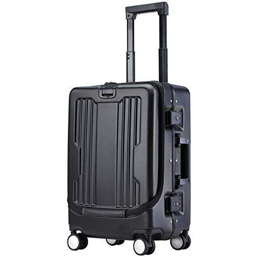お手頃価格 フロントオープン 機内持ち込み キャリーケース 前開き スーツケース 21 Roam Cove パソコン収納 Tsaロック 静音 軽量 バッグ