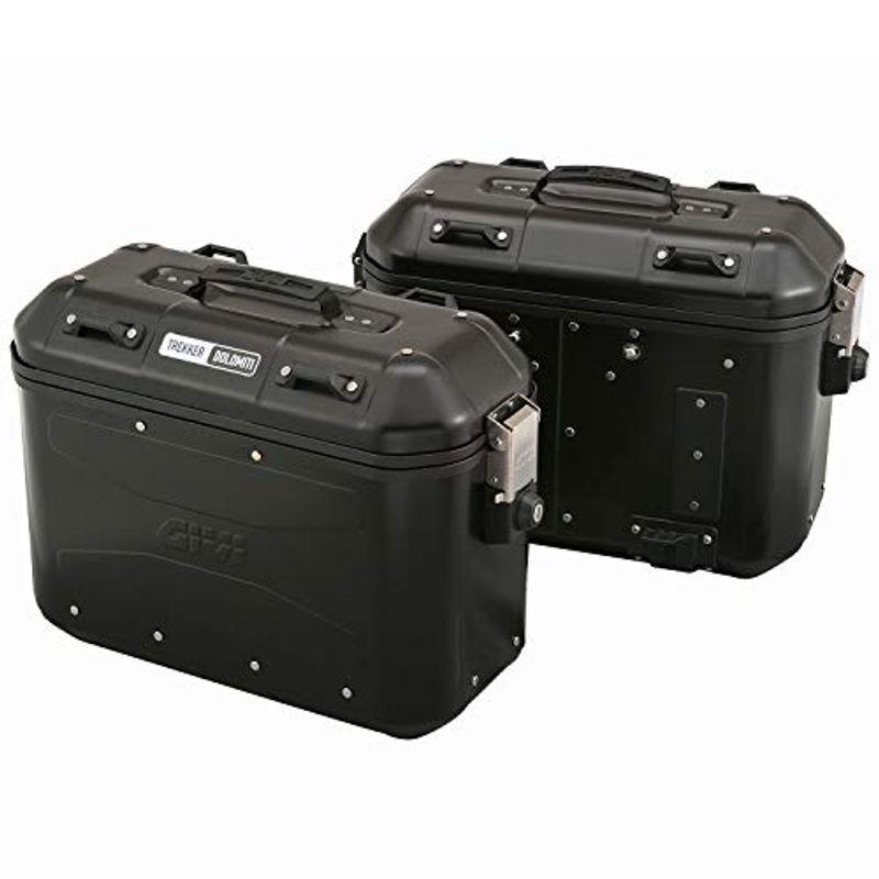 GIVI (ジビ) バイク用 サイドケース 各36L ブラック アルミ製 左右セット TREKKER DOLOMITI DLM36BPACK