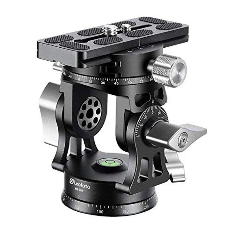 LEOFOTO 2way雲台 パンニングクランプ装備 アルカスイス互換 VH-30R ［ビデオ雲台］ 2way雲台 パンニングクランプ装備 アルカスイス互換 VH 30R ［ビデオ雲台］ サイズ