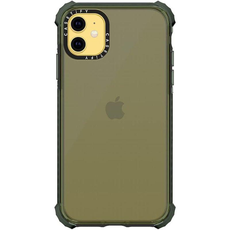 CASETiFY ウルトラインパクト ケース iPhone 11-ミッドナイトグリーン ...