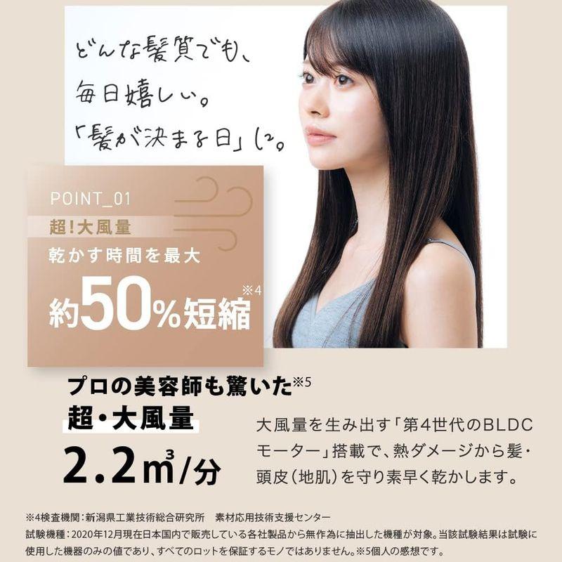 KINUJO Hair Dryer ヘアドライヤー 大風量 マイナスイオン コンパクト