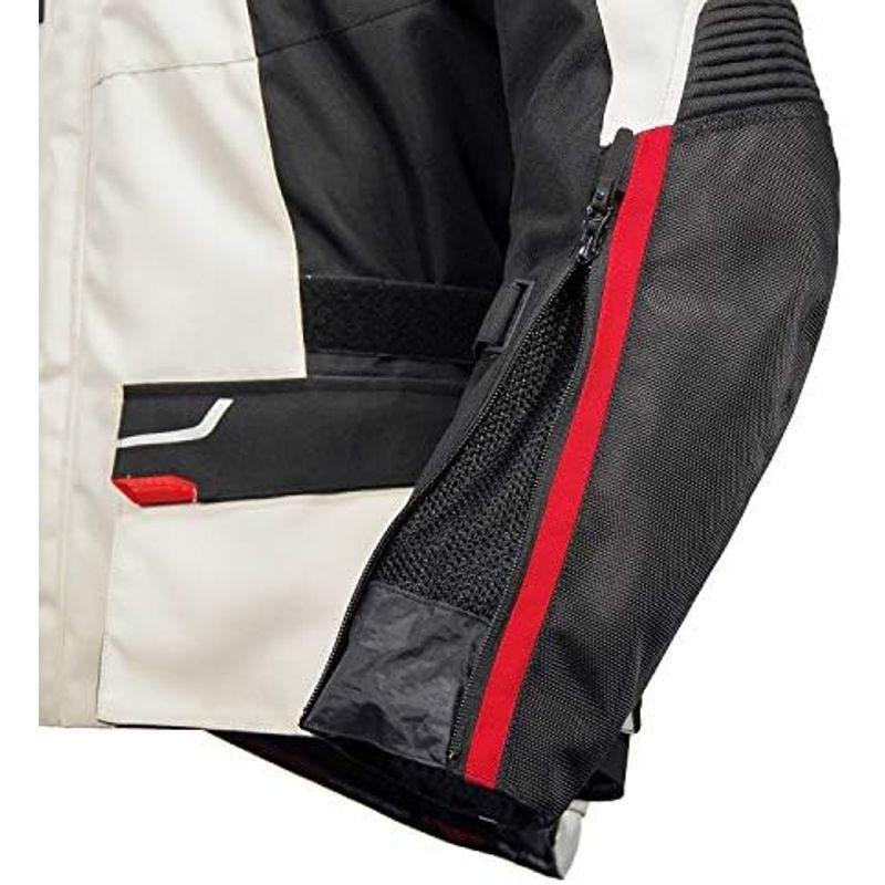 値打ち品 KOMINE バイク用 フルイヤージャケット JK-597 1283 オールシーズン向け 防水 防寒 CE規格 ストレッチ素材 プロテクター