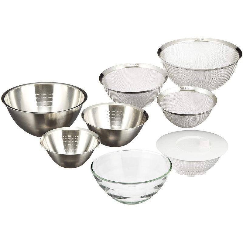 チェリーテラス Allround ざる ストレーナー Bowls フルセット フルセット 調理器具 28 3 15 3cm 収納時 Purple Collar