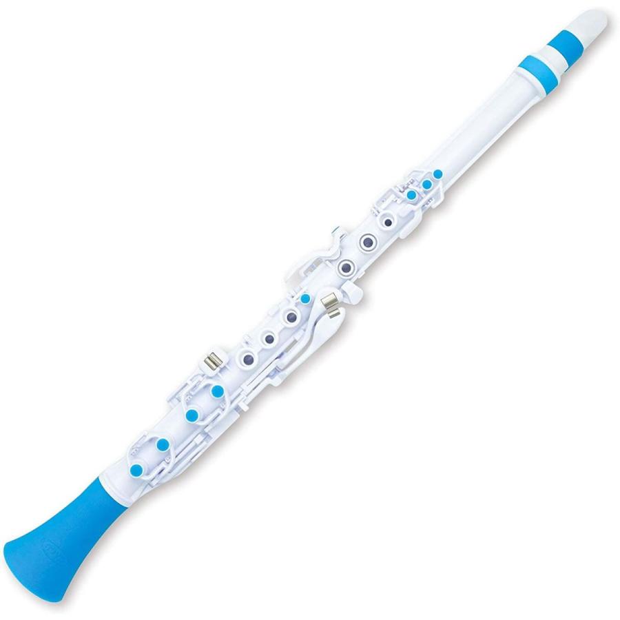 NUVO ヌーボ プラスチック製管楽器 完全防水仕様 クラリネット C調 Clarineo 2.0 White/Blue N120CLBL｜purpleswallow｜02