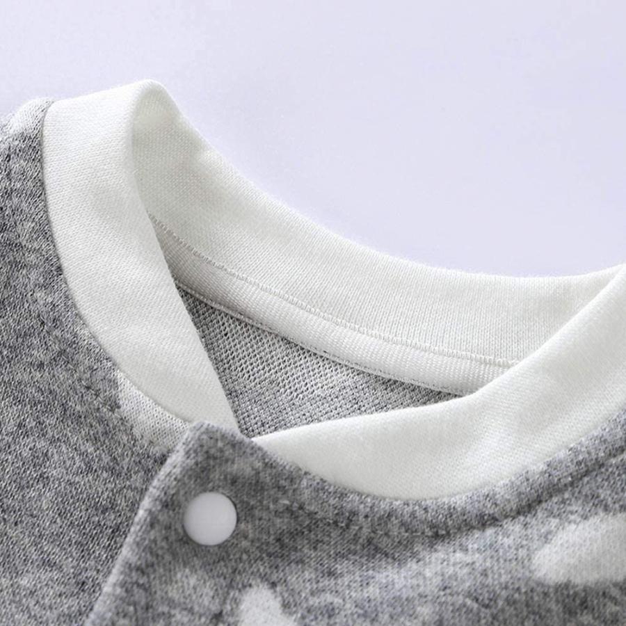 売れ筋がひ Baby Nest ベビー服 新生児服 綿100 長袖カバーオール 前開きタイプ 新生児 赤ちゃん服 かわいい 男の子 ロンパース 女の子