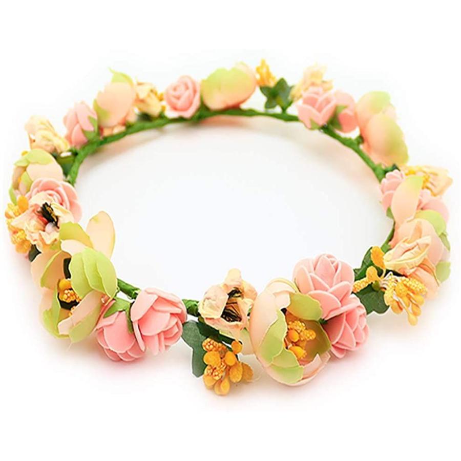 日本最大級 花かんむり 花冠 ヘッドドレス 髪飾り コサージュ ウエディング ドレス花冠 Fhkan014pkyw Westcoastmoke Com