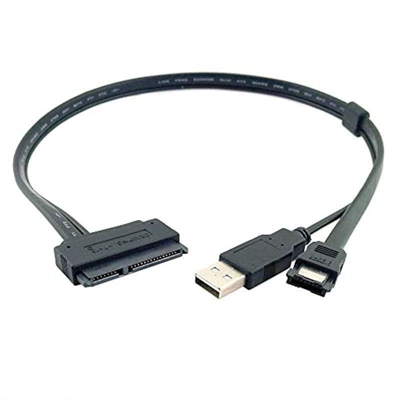 eSATA 商い 在庫処分 データ+ USB電源ケーブル50センチメートルCHENYANG 2.5インチハードドライブSATA 22ピン