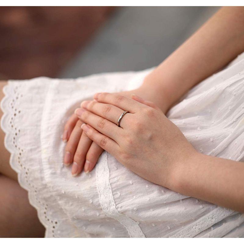 Ticentral チタン リング メンズ レディース 結婚指輪 ピンキーリング 婚約 記念日 2mm 極細 シンプル ジュエリー カラー Purpleswallow 通販 Yahoo ショッピング