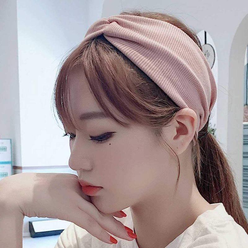 ターバン 幅広 ヘアバンド ヘアターバン レディース 大人 ヘアアクセサリー ワイド リブ素材 シンプル 人気 流行 トレンド おしゃれ 可 Purpleswallow 通販 Yahoo ショッピング