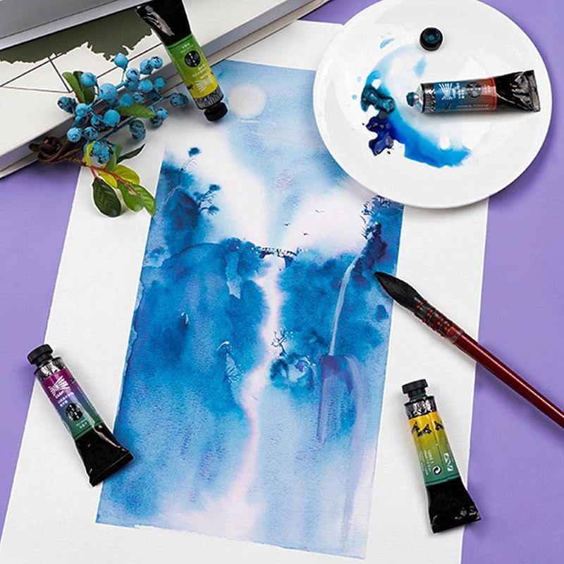 Super Vision 水彩絵の具 分離色 透明水彩 絵の具 10色 セット 15ml 透明水彩 絵の具 チューブ イラスト 漫画 ホビー 顔料 Www Gvcal Com