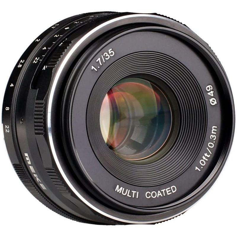 Meike MK-35mm -F1.7マルチコート大口径固定マニュアルフォーカス（MF）APS-Cカメラレンズ for Fujifilm X｜purpleswallow｜08