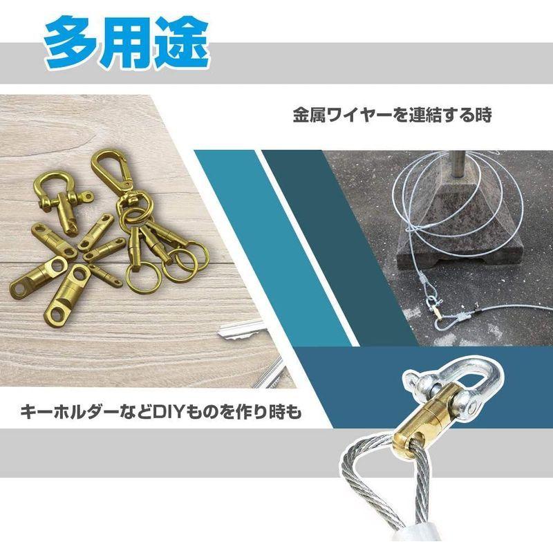 Amysports パワースイベル 真鍮製 釣り スイベル スナップ サルカン 高強度 海釣り 仕掛け 回転カン 手芸 Diy パーツ 5個 Purpleswallow 通販 Yahoo ショッピング